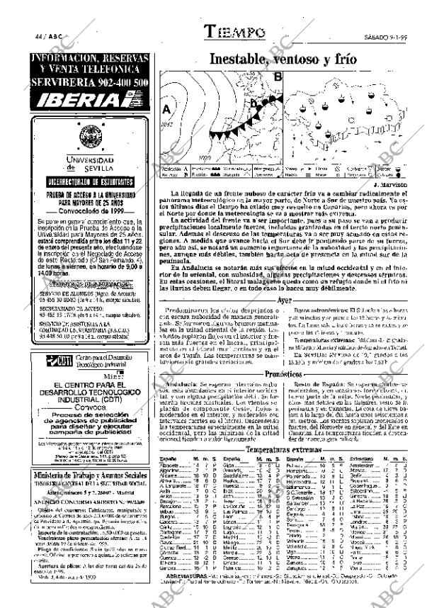 ABC SEVILLA 09-01-1999 página 44