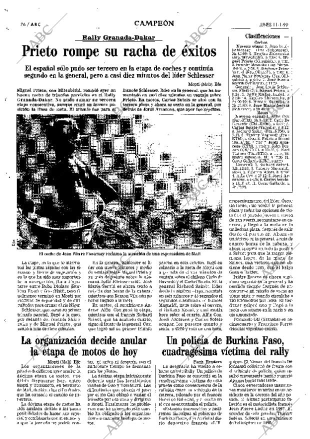 ABC MADRID 11-01-1999 página 76