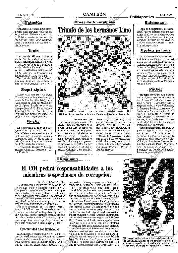 ABC MADRID 11-01-1999 página 79
