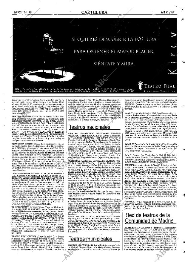 ABC MADRID 11-01-1999 página 87