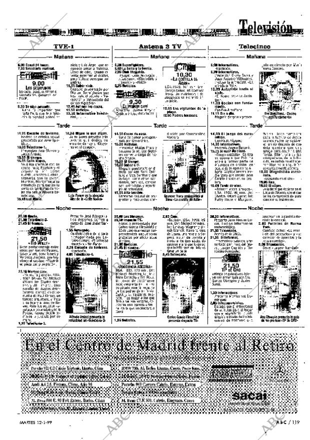 ABC MADRID 12-01-1999 página 119