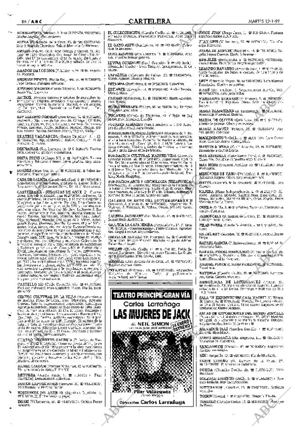 ABC MADRID 12-01-1999 página 86