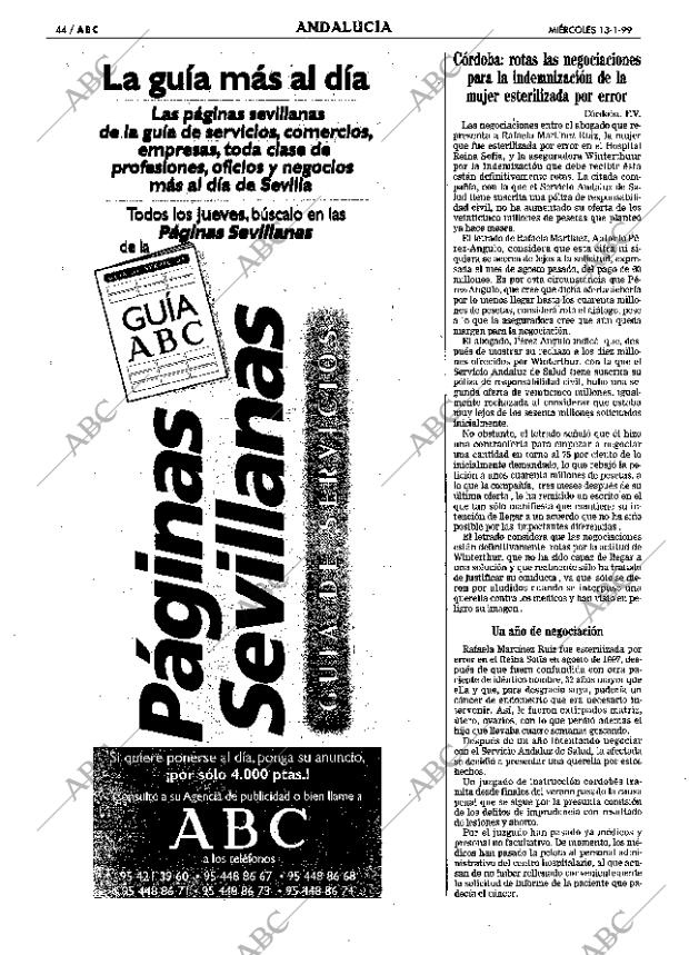 ABC SEVILLA 13-01-1999 página 44