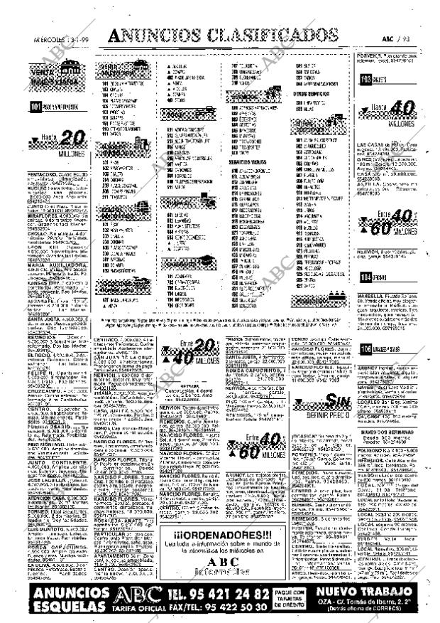 ABC SEVILLA 13-01-1999 página 93