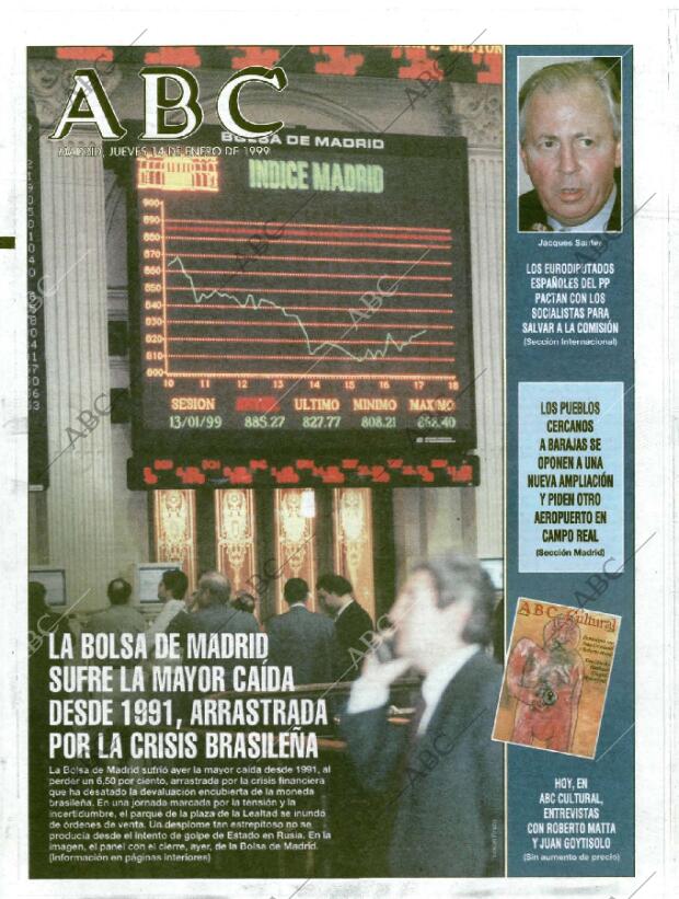 ABC MADRID 14-01-1999 página 1