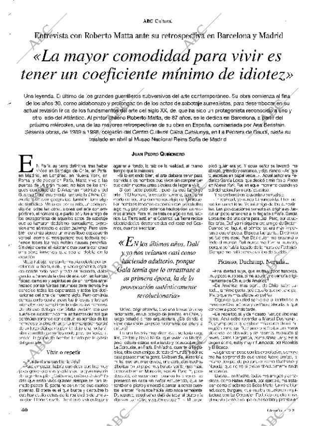 CULTURAL MADRID 14-01-1999 página 40