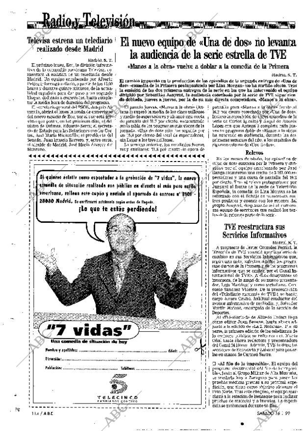 ABC MADRID 16-01-1999 página 114