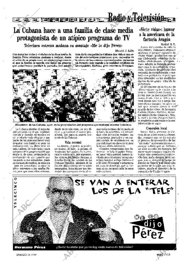 ABC MADRID 16-01-1999 página 115
