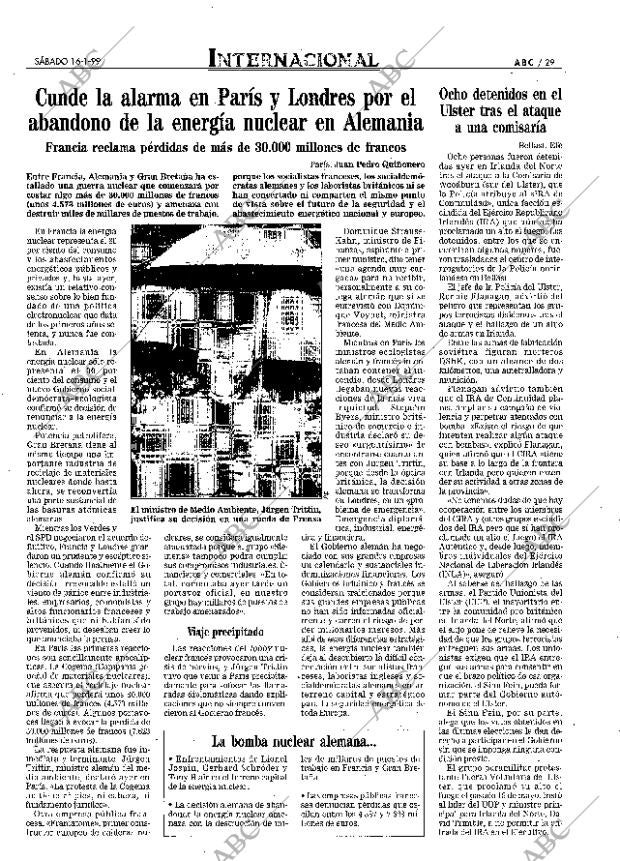ABC MADRID 16-01-1999 página 29