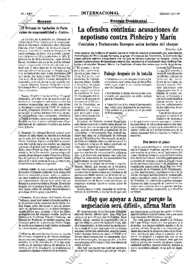 ABC MADRID 16-01-1999 página 30