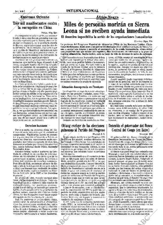 ABC MADRID 16-01-1999 página 34