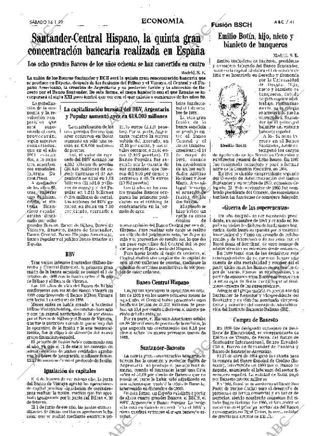 ABC MADRID 16-01-1999 página 41