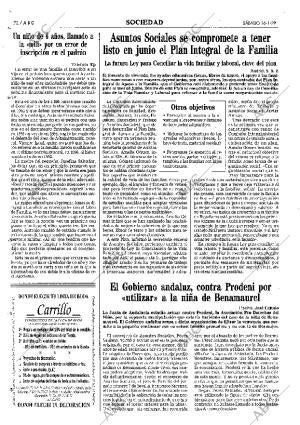 ABC MADRID 16-01-1999 página 72