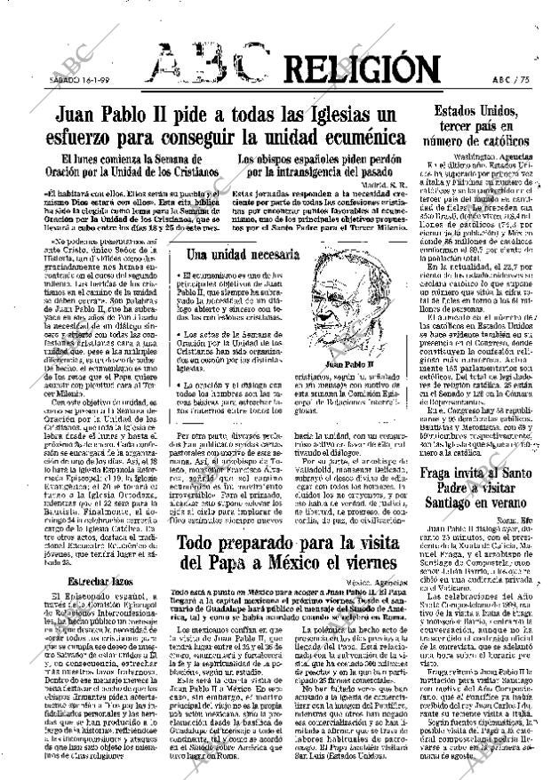 ABC MADRID 16-01-1999 página 75