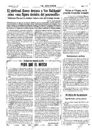 ABC MADRID 16-01-1999 página 77