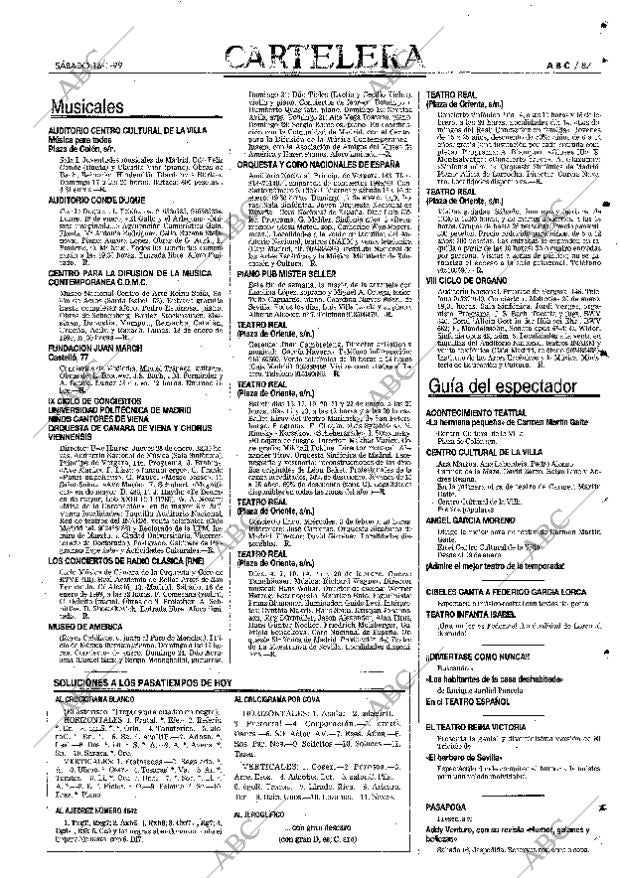 ABC MADRID 16-01-1999 página 87