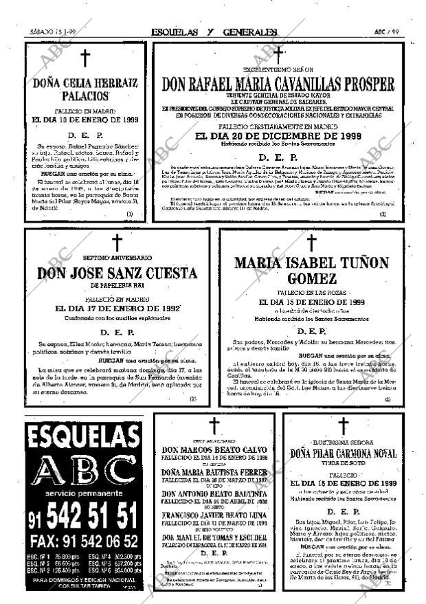 ABC MADRID 16-01-1999 página 99