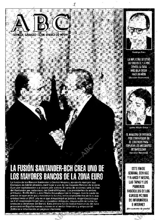ABC SEVILLA 16-01-1999 página 1