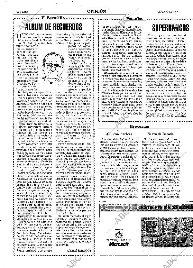 ABC SEVILLA 16-01-1999 página 16