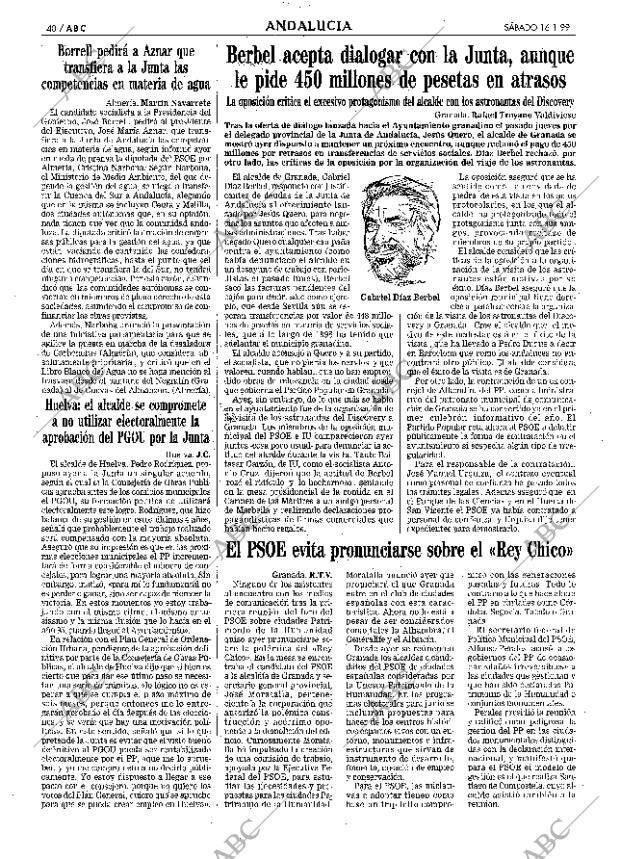 ABC SEVILLA 16-01-1999 página 40