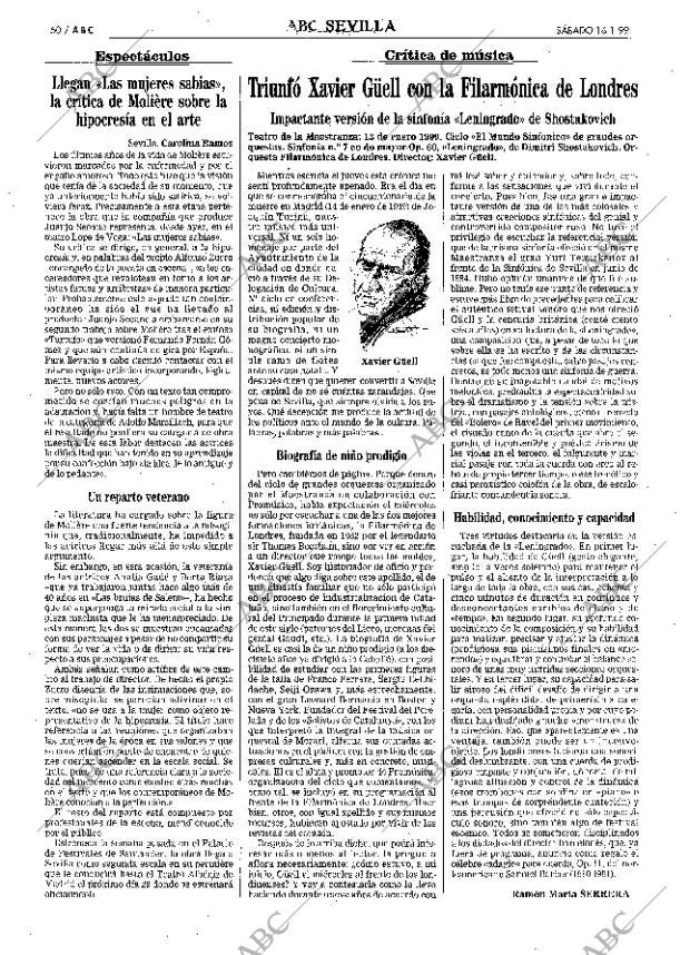 ABC SEVILLA 16-01-1999 página 50