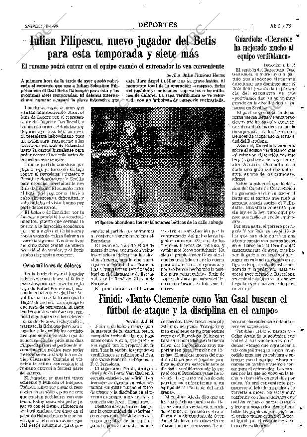 ABC SEVILLA 16-01-1999 página 75