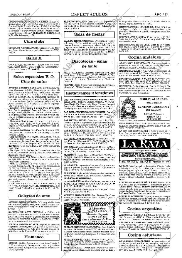 ABC SEVILLA 16-01-1999 página 85