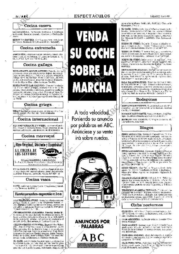 ABC SEVILLA 16-01-1999 página 86