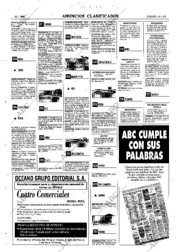 ABC SEVILLA 16-01-1999 página 88