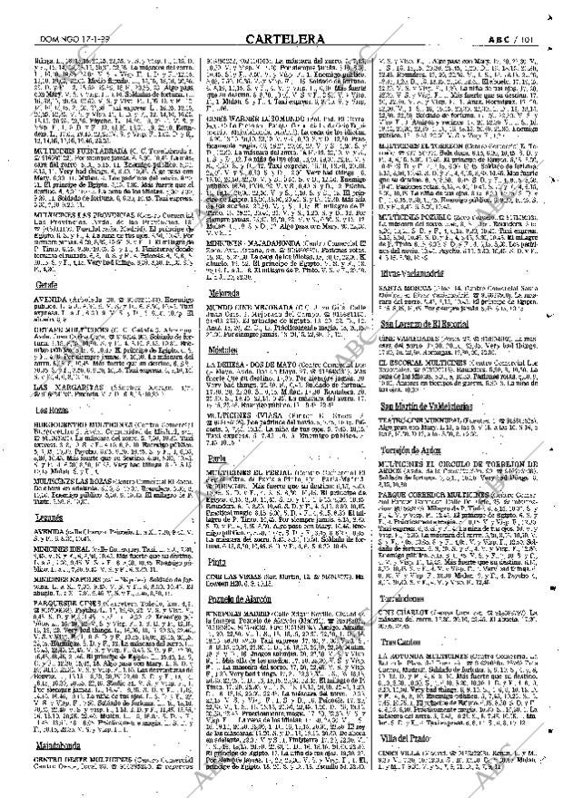ABC MADRID 17-01-1999 página 101
