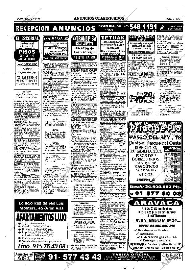 ABC MADRID 17-01-1999 página 109