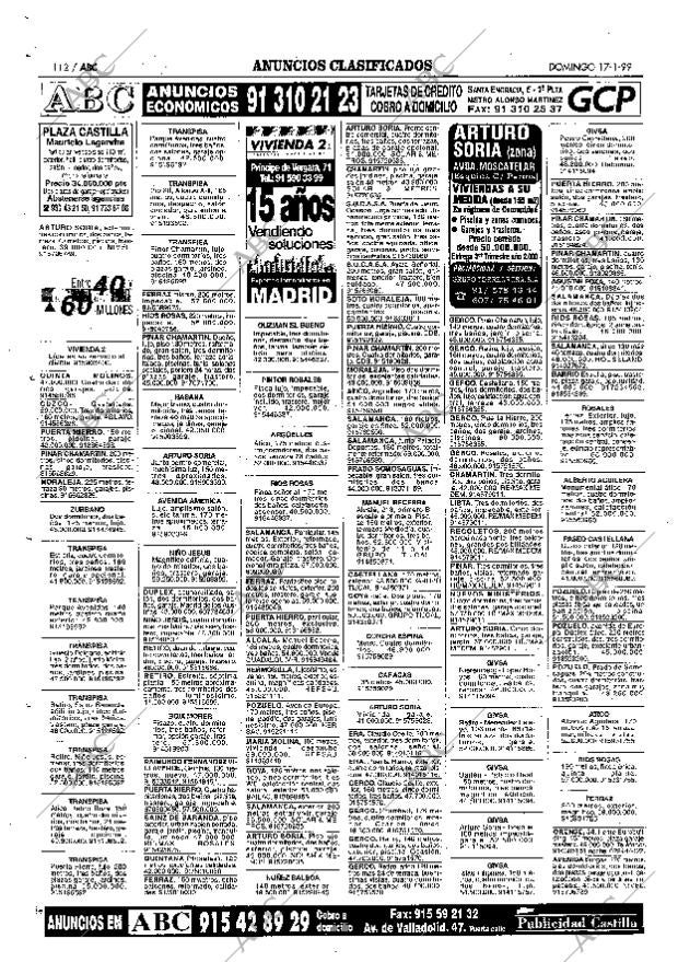 ABC MADRID 17-01-1999 página 112
