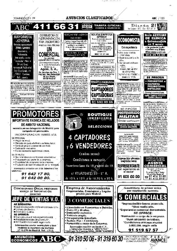 ABC MADRID 17-01-1999 página 125