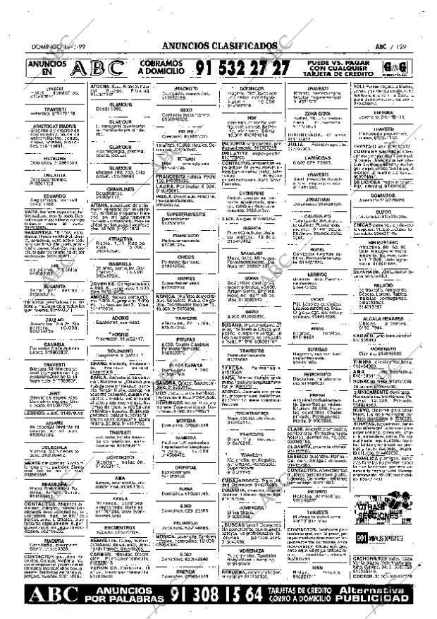 ABC MADRID 17-01-1999 página 129