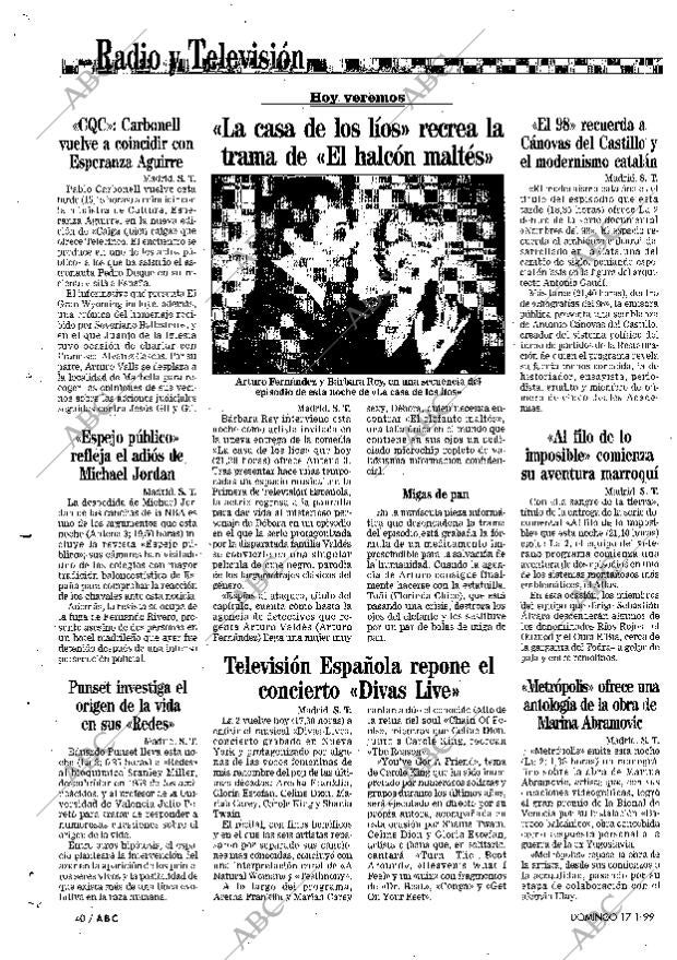 ABC MADRID 17-01-1999 página 140