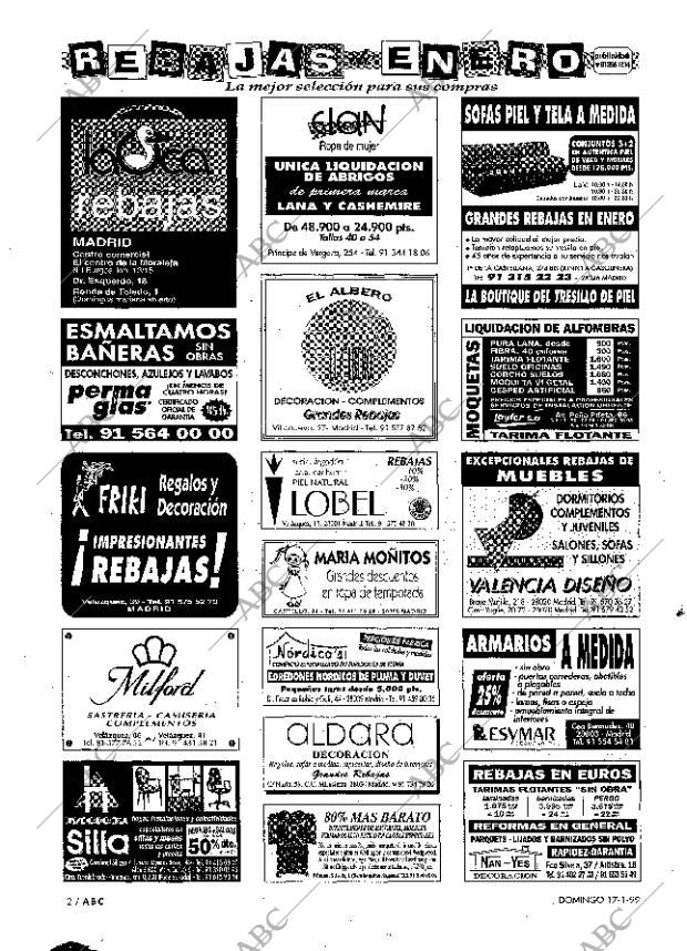 ABC MADRID 17-01-1999 página 2