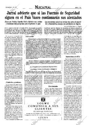 ABC MADRID 17-01-1999 página 23