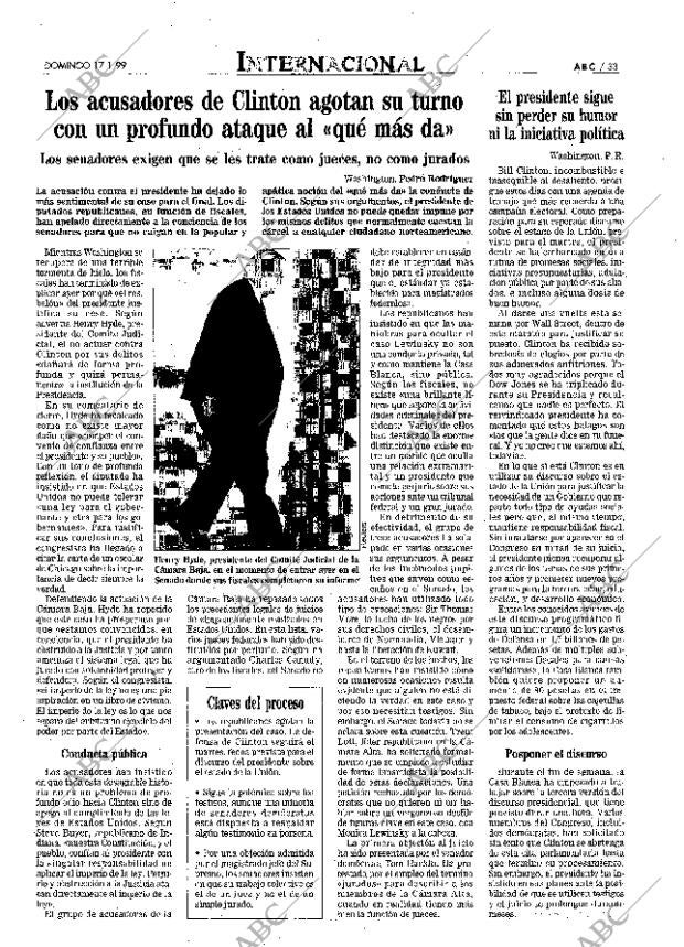 ABC MADRID 17-01-1999 página 33