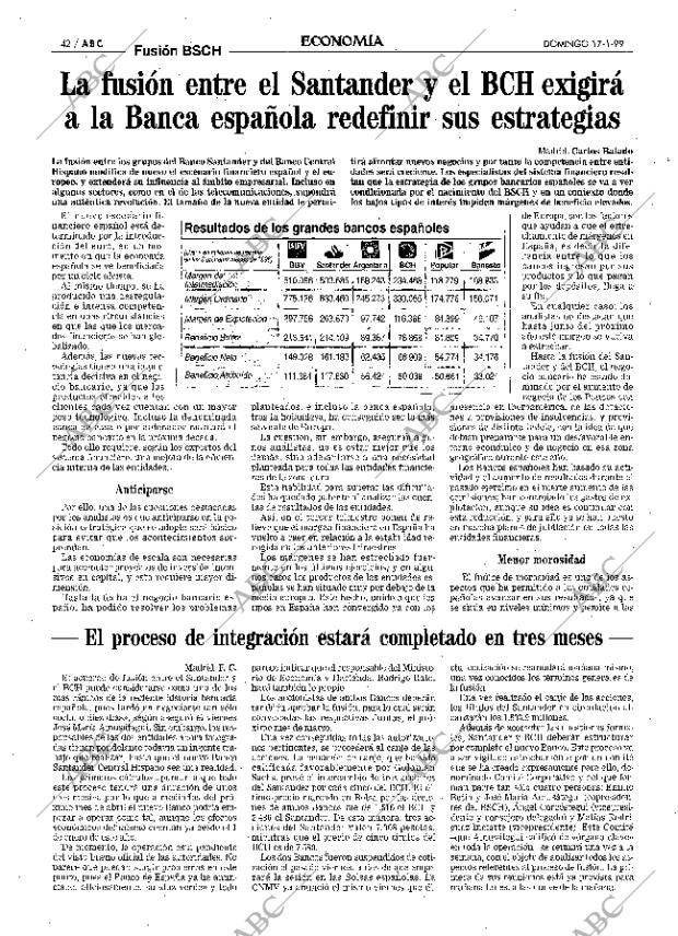 ABC MADRID 17-01-1999 página 42