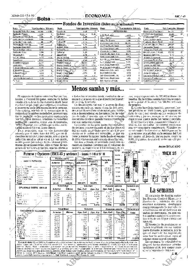 ABC MADRID 17-01-1999 página 49