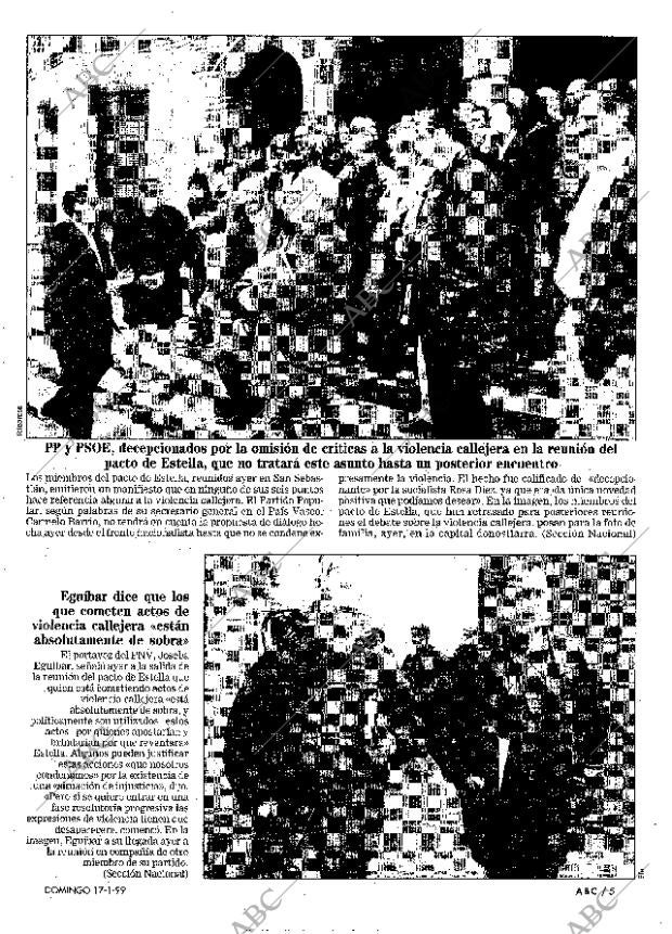 ABC MADRID 17-01-1999 página 5
