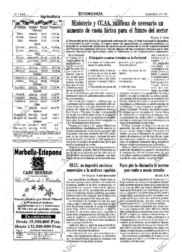 ABC MADRID 17-01-1999 página 52