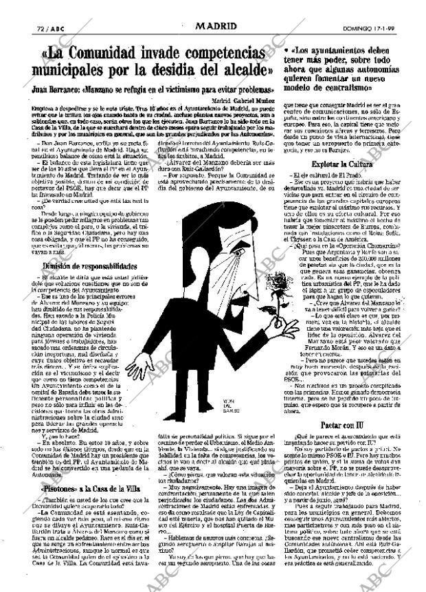 ABC MADRID 17-01-1999 página 72
