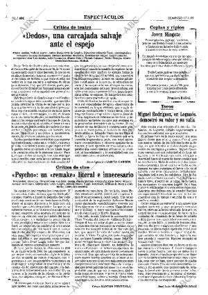 ABC MADRID 17-01-1999 página 92