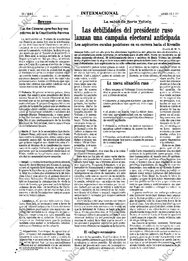 ABC MADRID 18-01-1999 página 30