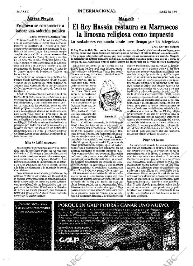 ABC MADRID 18-01-1999 página 36