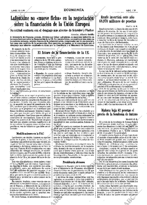 ABC MADRID 18-01-1999 página 39