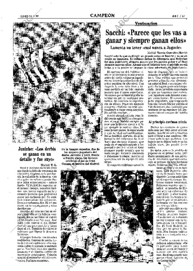 ABC MADRID 18-01-1999 página 67