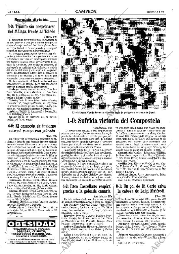 ABC MADRID 18-01-1999 página 78