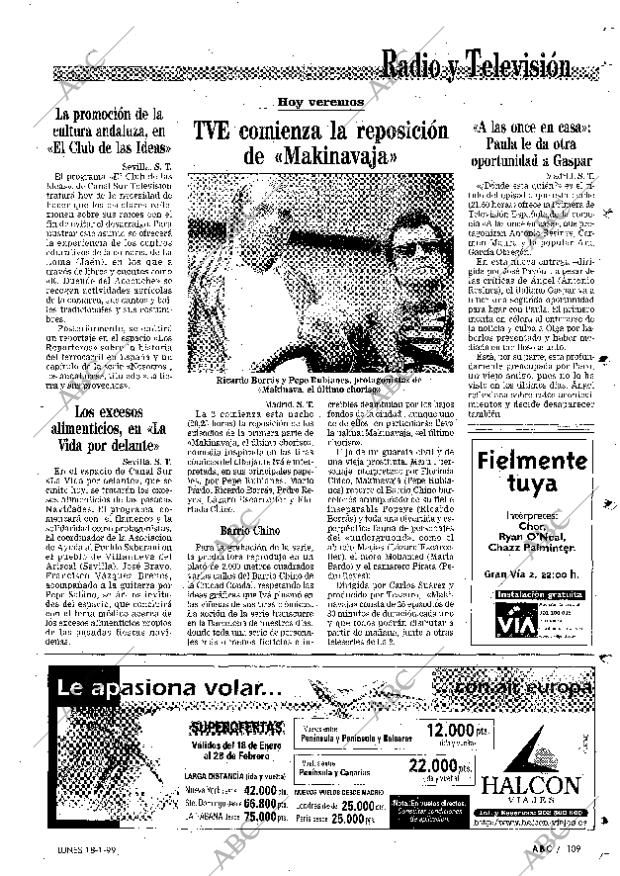 ABC SEVILLA 18-01-1999 página 109